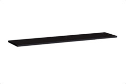 Arte Switch Pw2 Wall Shelf 120Cm Black - Slim Matt & Gloss Shelf For Bold Modern Walls