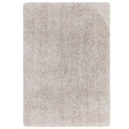 Silver Luxurious , Modern , Plain , Shaggy Easy To Clean Rug For Living Room, Bedroom - 120Cm X 170Cm - thumbnail 1