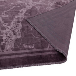 Purple Border Luxurious Modern Easy To Clean Abstract Bordered Rug For Bedroom Dining Room And Living Room -120Cm X 180Cm - thumbnail 4
