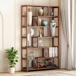 7 Tier Bookcase Book Shelf Rack Display Storage Shelving Unit Livingroom Bedroom - thumbnail 4