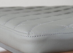 Furniturebox Arezzo White High Gloss Extending Dining Table & 8 Elephant Grey Milan Faux Leather Dining Chairs - thumbnail 9