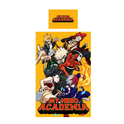 My Hero Academia Characters Reversible Duvet Set Multicoloured (Single) - image 1