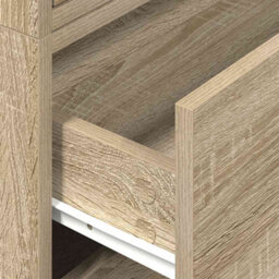 Berkfield Cabinets With 2 Drawers 2 Pcs Sonoma Oak 60X31X40 Cm Engineered Wood - thumbnail 8