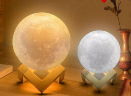 Knight 12Cm Moon Lamp - Touch Control, Adjustable Brightness & Colour Changing From White To Yellow, Mood Lighting For Bedroom - Medium - thumbnail 9