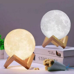 Knight 12Cm Moon Lamp - Touch Control, Adjustable Brightness & Colour Changing From White To Yellow, Mood Lighting For Bedroom - Medium - thumbnail 4