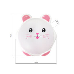 Milagro Sweet Pink 40Cm Led Light Suitable For Wall Or Ceiling Mounting In Bedrooms Or Nursery With Built In 20W Led Light Source - thumbnail 3