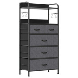 Bedroom 5 Drawer Dresser Storage Organizer Home Chest Of Tower Closet Nightstand - thumbnail 1