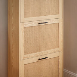 Sobuy Fsr155-N,shoe Cabinet Wood Storage Organizer Flip Drawers Cupboard Rack,wood Veneer,w60Xd23.8Xh127 - thumbnail 5