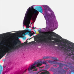 OHS Kids Playing Bean Bag Chair Filled Printed Gaming Seat - Purple - thumbnail 4