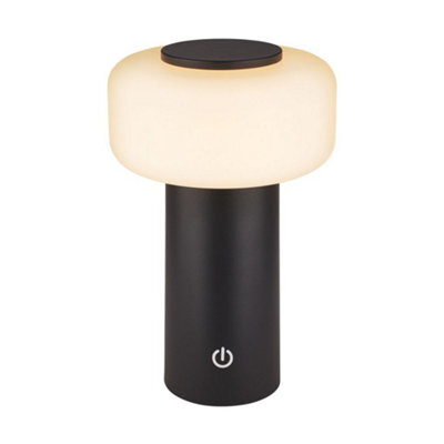Briloner Rechargeable Led Table Lamp Night Light Dimmable Cordless 20.6Cm Anthracite - image 1