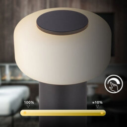 Briloner Rechargeable Led Table Lamp Night Light Dimmable Cordless 20.6Cm Anthracite - thumbnail 6