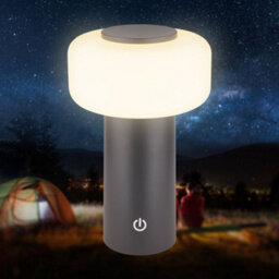 Briloner Rechargeable Led Table Lamp Night Light Dimmable Cordless 20.6Cm Anthracite - thumbnail 3