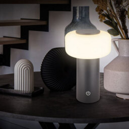 Briloner Rechargeable Led Table Lamp Night Light Dimmable Cordless 20.6Cm Anthracite - thumbnail 4