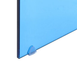 Beliani Coffee Table Kendall Tempered Glass Blue - thumbnail 6