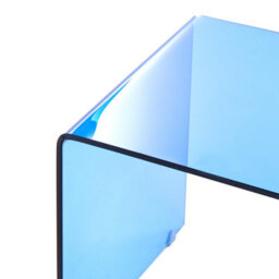 Beliani Coffee Table Kendall Tempered Glass Blue - thumbnail 5