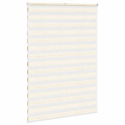 Berkfield Zebra Blind Marble Beige 160X200 Cm Fabric Width 155.9 Cm Polyester - thumbnail 4