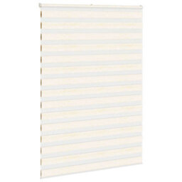 Berkfield Zebra Blind Marble Beige 160X200 Cm Fabric Width 155.9 Cm Polyester - thumbnail 3