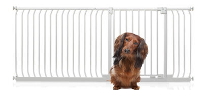 Bettacare Elite Pressure Dog Gate, 189Cm - 198Cm, Matt White, Pressure Fit Pet Gate For Dog And Puppy - image 1