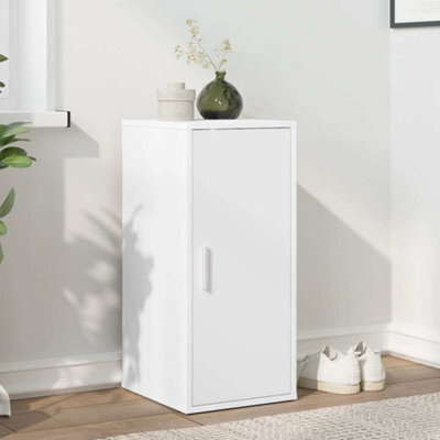 Vidaxl Shoe Cabinet White 32X35X70 Cm Engineered Wood - image 1