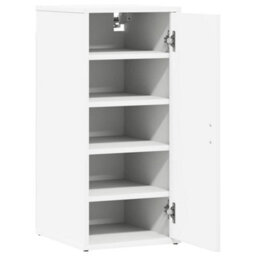 Vidaxl Shoe Cabinet White 32X35X70 Cm Engineered Wood - thumbnail 5