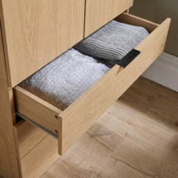 Home Source Phoenix 2 Door 3 Drawer Wardrobe Oak Effect Bedroom Furniture - thumbnail 8