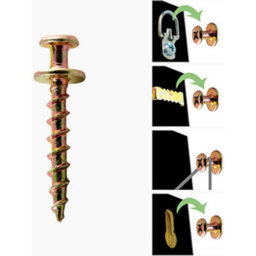 Hangman Bear Claw Picture Frame Hanging Kit With Screws, Level And Keyhole Locators - thumbnail 2
