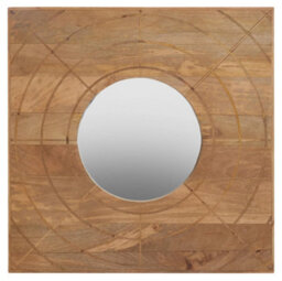 Orsina Sona Gold Edge Round Wall Mirror - thumbnail 1