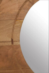 Orsina Sona Gold Edge Round Wall Mirror - thumbnail 4