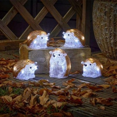 5Pc Led String Lights - Hedgehogs - image 1