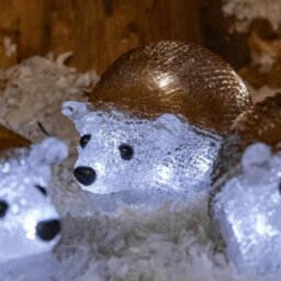 5Pc Led String Lights - Hedgehogs - thumbnail 6