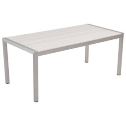 Beliani Vernio 6 Seater Garden Dining Set White - thumbnail 5