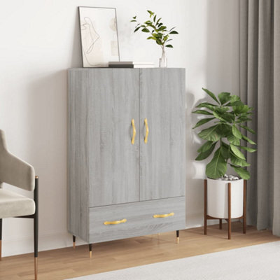 Berkfield Highboard Grey Sonoma 69.5X31X115 Cm Engineered Wood - image 1