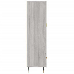 Berkfield Highboard Grey Sonoma 69.5X31X115 Cm Engineered Wood - thumbnail 7