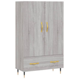 Berkfield Highboard Grey Sonoma 69.5X31X115 Cm Engineered Wood - thumbnail 2