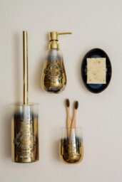 Orsina Elissa Gold Toilet Brush - thumbnail 3