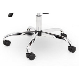 Julian Bowen Gio Ivory & Chrome Office Chair - thumbnail 5