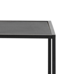 Wyld Haus El Paso 5-Shelf Black Asymmetrical Bookcase With Metal Frame - thumbnail 6
