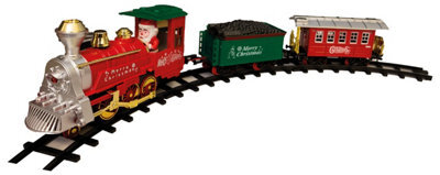Netagon Home Festive Battery Operated Musical Christmas Train Set Ornament- 377Cm Of Track - image 1
