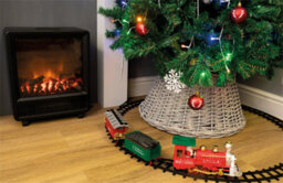 Netagon Home Festive Battery Operated Musical Christmas Train Set Ornament- 377Cm Of Track - thumbnail 2