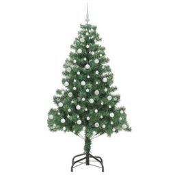 Vidaxl Christmas Tree With 300 Leds With Stand Green 210 Cm Pvc - thumbnail 4