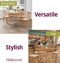 Hallowood Furniture Aston Pair Of Dining Chair In Light Oak Finish - thumbnail 6
