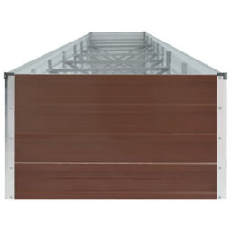 Walplus Garden Raised Bed Galvanised Steel 600X80X45 Cm Brown - thumbnail 4