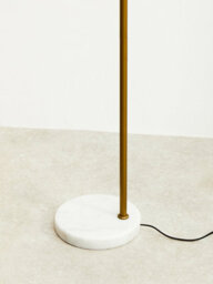 Orsina Effortlessly Eelegant Gold Finish Metal Floor Lamp, Versatile Tall Lamp On The Floor, Sturdy Bedroom Lamp - thumbnail 5