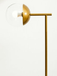 Orsina Effortlessly Eelegant Gold Finish Metal Floor Lamp, Versatile Tall Lamp On The Floor, Sturdy Bedroom Lamp - thumbnail 2