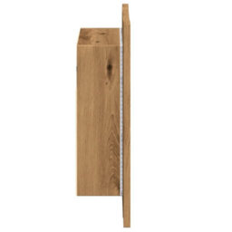 Berkfield Led Bathroom Mirror Cabinet Artisan Oak 40X12X45 Cm Engineered Wood - thumbnail 9