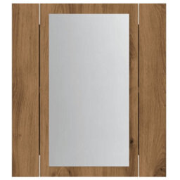 Berkfield Led Bathroom Mirror Cabinet Artisan Oak 40X12X45 Cm Engineered Wood - thumbnail 7