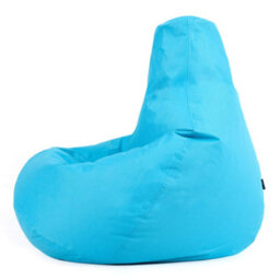 icon Kids Recliner Beanbag Indoor And Outdoor Aqua Set Of 2 - thumbnail 4