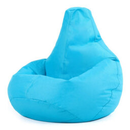 icon Kids Recliner Beanbag Indoor And Outdoor Aqua Set Of 2 - thumbnail 2