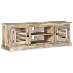 Berkfield Tv Cabinet Solid Mango Wood - thumbnail 9