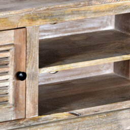 Berkfield Tv Cabinet Solid Mango Wood - thumbnail 5